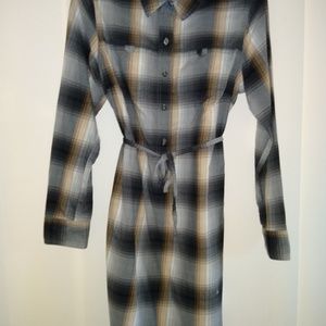 Patagonia plaid tunic dress size 6